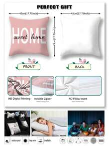 4 件不对称条纹抱枕套，超柔软舒适，畅销品，装饰枕套，适用于家庭、沙发、客厅、卧室，无枕芯 - 彩色 - 查看 4