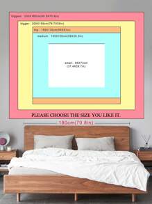 1 pieza Tapiz decorativo de pared con estampado de setas, para decoración de pared en habitaciones, decoración del hogar