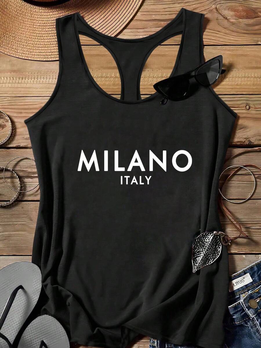 SHEIN LUNE 大码休闲简约吊带背心，夏装