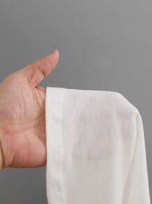 Young Boy Casual Solid Color 2 Pieces Set Round Neck Top, Soft & Comfortable Fabric, Suitable For Indoor And Outdoor, Simple And Fashionable Design For Summer - Multicolor - View 8