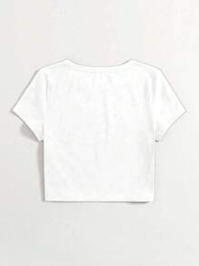 INAWLY Women's Casual Minimalist Dachshund Dog Print Round Neck T-Shirt