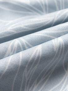 男士衬衫，新款春夏休闲短袖花衬衫，轻便度假沙滩衬衫，花卉印花衬衫，家庭套装，父子套装 - 彩色 - 查看 5