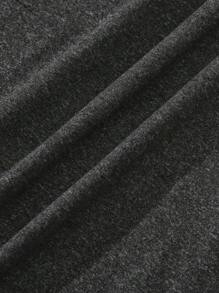 SHEIN Unity 女士豹纹印花和波尔卡圆点复活节图案正面舒适短袖 T 恤，适合居家、旅行、度假休闲 - 深灰色 - 查看 3