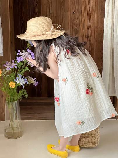 Dazy Kids 年轻女孩秋季花卉连衣裙