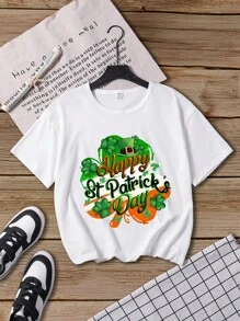 Young Boy Basic Milk Silk Short Sleeve Camisole - White - View 2