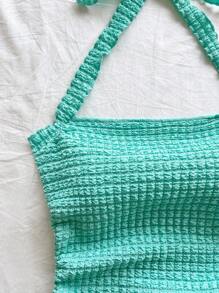 Soleia Westliche Bekleidung für Frauen, Sommer für Frauen, Urlaub für Frauen, Konzert für Frauen, Tops für Frauen zum Ausgehen auf Rave Festivals, Damen Lässig Top mit einfarbigem Trägerhals, modisch für den täglichen Gebrauch