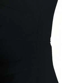 EMERY ROSE Pantalones anchos elegantes de unicolor, sueltos y con bolsillo