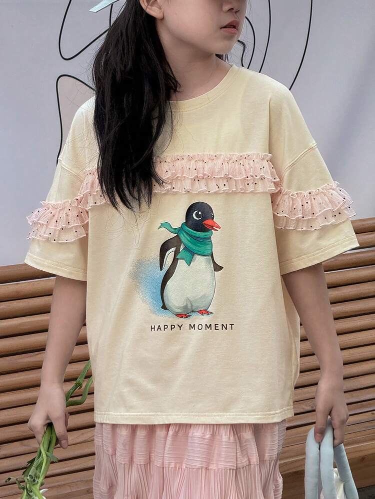 Tween Girl Fall T-Shirt,Back To School Clothes