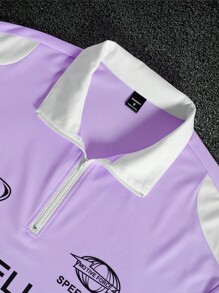 Manfinity EMRG Men's Polo Shirt, Minimalist And Fashionable, Suitable For Summer - Multicolor - View 3