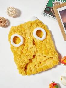 PETSIN 1 pieza Chaleco casual para mascotas de color amarillo lindo, esponjoso, cálido y grueso, adecuado para gatos y perros, otoño/invierno - Multicolor - Ver 2