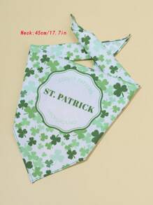 PETSIN 1pc St. Patrick's Day Random Color Pet Bandana - Multicolor - View 3