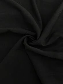 孕妇度假休闲针织吊带连衣裙 - 黑色 - 查看 7