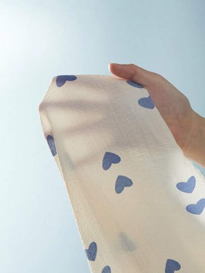 Heart Print Cami Pajama Nightdress view 6