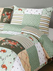 Bộ ga trải giường họa tiết hoa mềm mại - Bộ chăn ga gối 2/3 món tốt nhất - Bao gồm 1 ga trải giường và 1/2 vỏ gối - Giá cả phải chăng, chất lượng cao, phù hợp với giường đơn, giường đôi, giường cỡ lớn, giường ký túc xá. - màu xanh lá - Xem 5