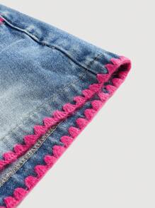 SHEIN MOD Jeans rectos de pierna con acabado lavado para mujer