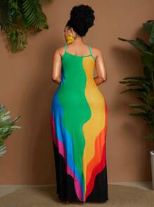 Maweii Plus Size Women Summer Dress With Spaghetti Straps, Sun Dress