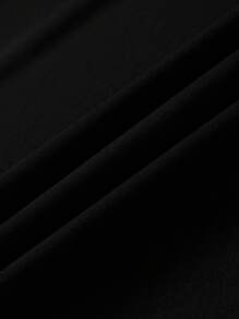 Manfinity Dauomo Nam In điêu khắc Áo thun - màu đen - Xem 4