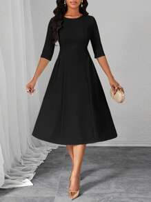 SHEIN Lady 春夏秋冬优雅办公室聚会新年女士连衣裙