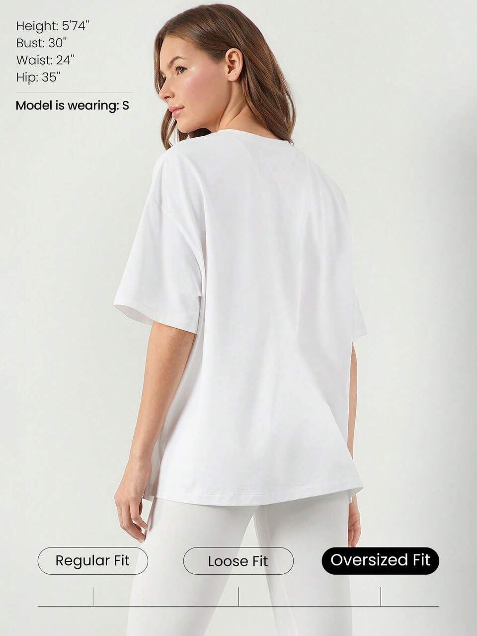 Pima Cotton Oversized Short-Sleeve Tee