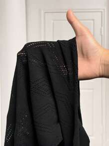 BamGleam Mono sin mangas y sin espalda con recortes huecos y de malla para mujer - Negro - Ver 8