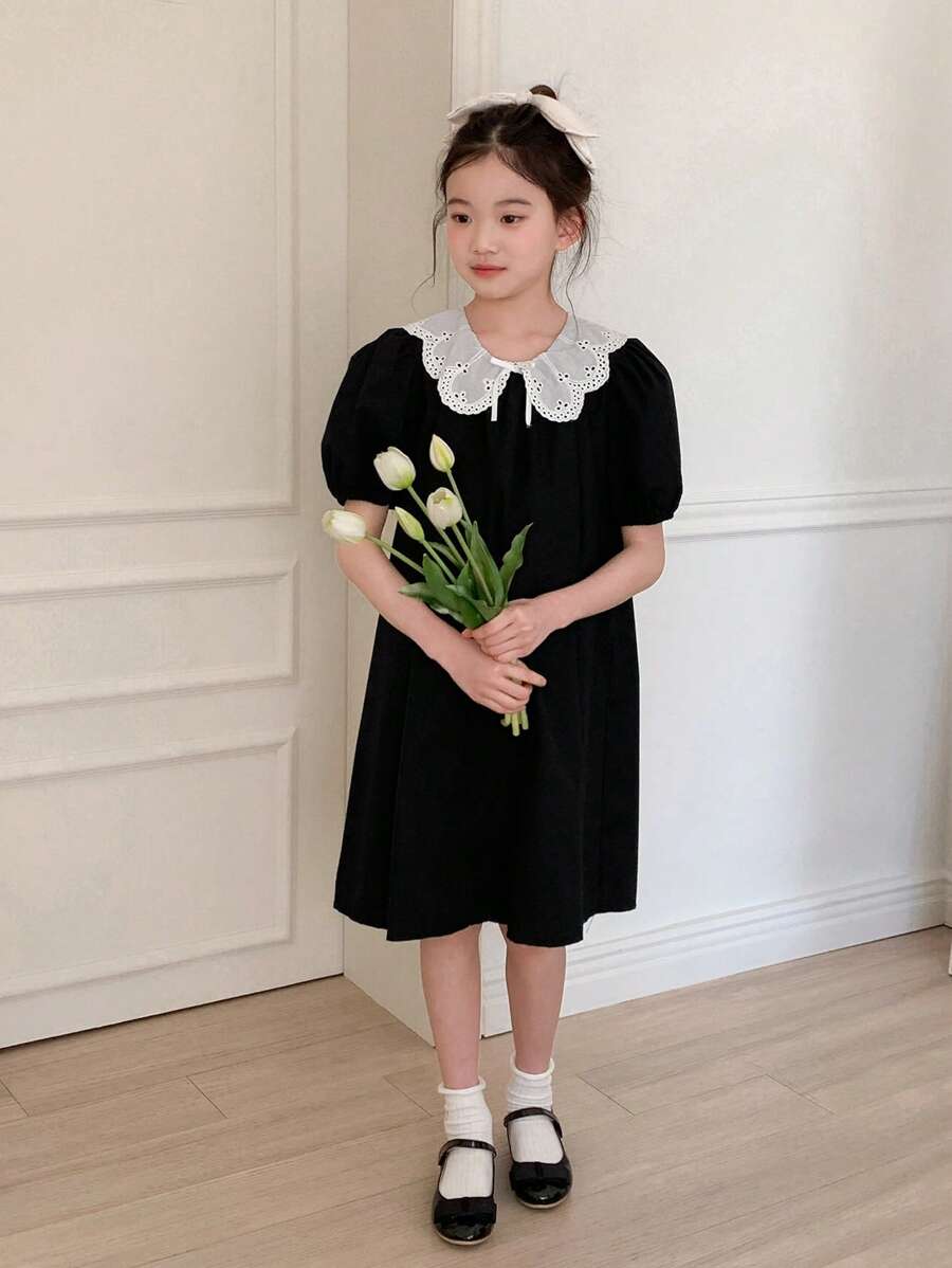 DAZY Tween Girl Dress, Fall Clothes,Back To School Clothes - Black - View 1