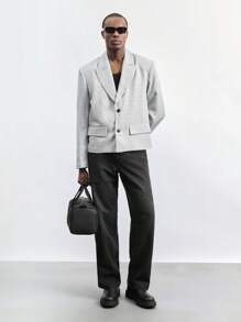 Maija 男士休闲日常装简约设计西装外套