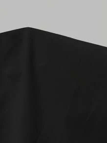 Calvaya Gilet de costume de couleur unie grande taille, adapté pour l'été