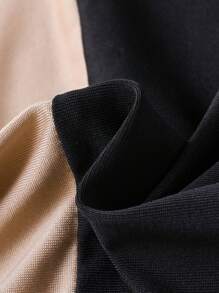 2pcs/Set Boys Colorblock Sweatshirt And Pants Set - Multicolor - View 4