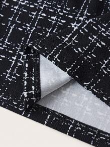 SHEIN Clasi Women's Elegant Faux Leather Pocket With Metal Buckle Skirt, Suitable For Work, Casual And Daily Wear In Summer