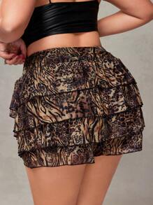 SHEIN ICON 大码街头风格低腰性感短裤