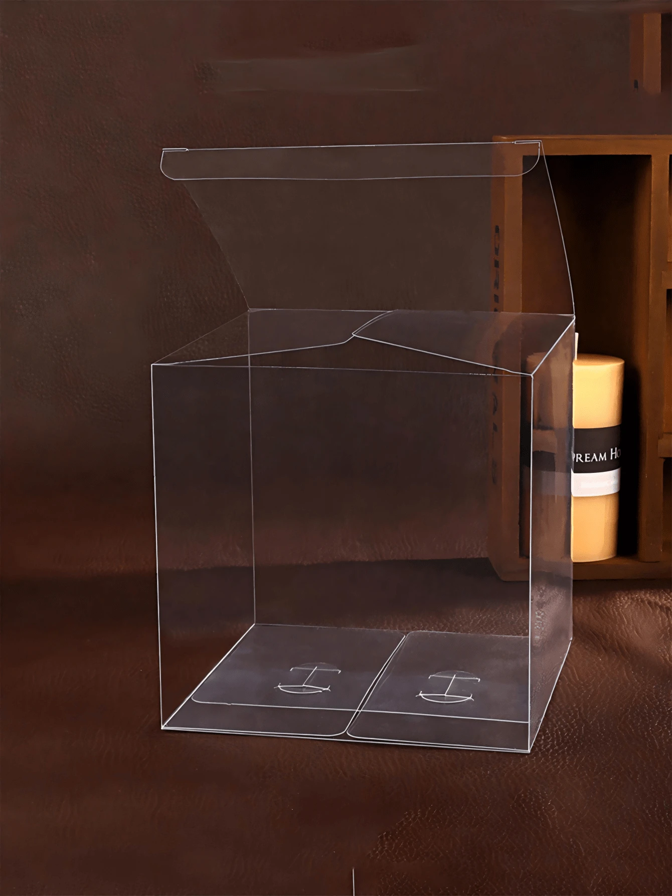 SHEIN 50pcs/Set Clear Gift Box, Modern Clear PVC Gift Box For Gift, Party Valentine DAY, Valentines Wedding, Birthday Party Bags Gift Bags - Clear - View 1