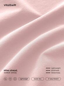 GLOWMODE 4.5 英寸 VitalSwift 轻质多层高腰短裤，内置内裤，可调节抽绳，日常休闲，夏季速干，吸湿排汗，防臭