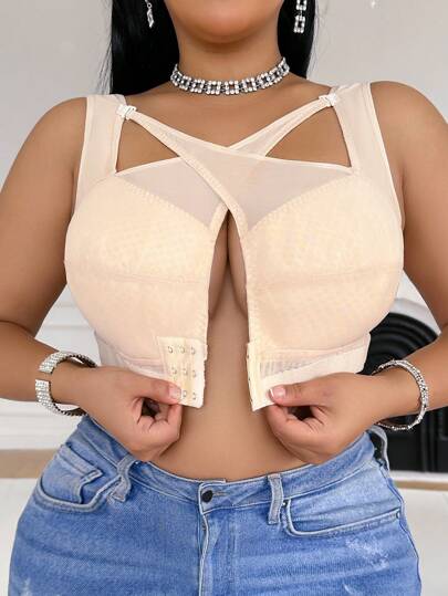 Moonlight&Mama Front Closure Maternity Nursing Bra With Lift, Wrap Support For Comfort, Breast Shape Correction, Anti-Sagging, Side Spillage Control, Gathering For Pre & Post Partum, Plus Size