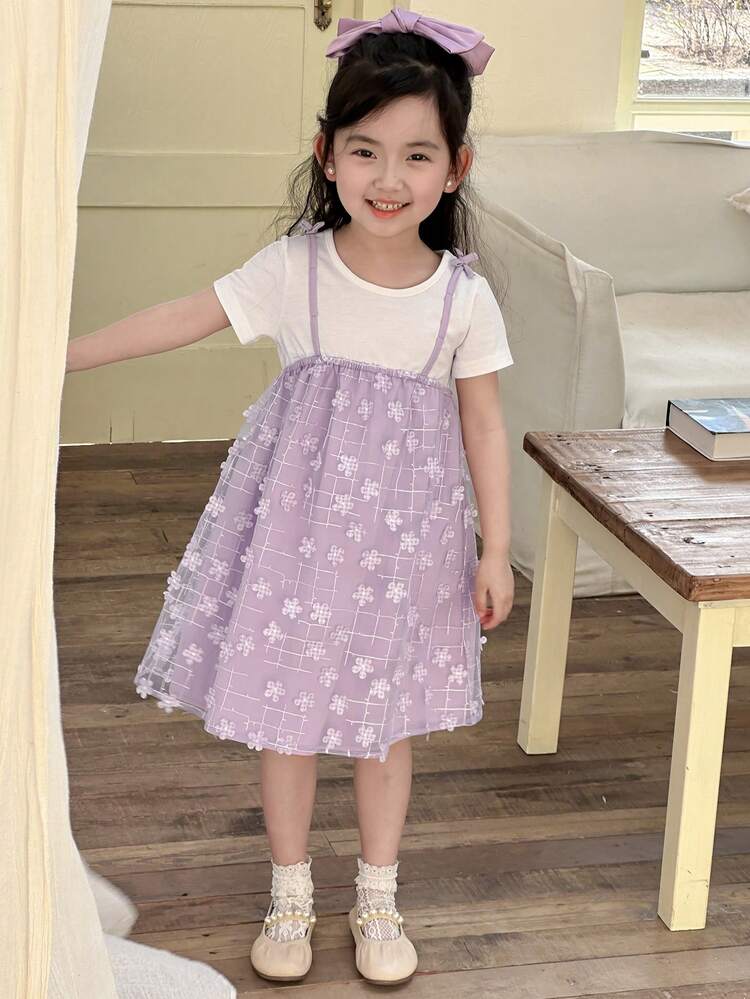 Robe décontractée pour jeunes filles pour l'automne