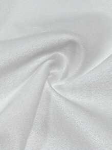 Rafferiza 女士纯色仿麂皮双排扣侧袋常规夹克 - 白色 - 查看 4