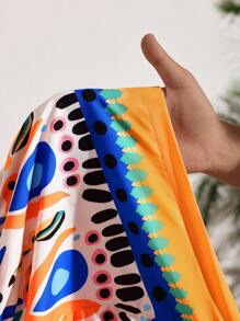 Slaydiva 2pcs Women Vacation Polka Dot Print Sleeveless Cropped Top And Shorts Set