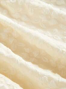 SHEIN MOD Women's Summer Casual Solid Color Textured Waist Camisole - Apricot - View 4