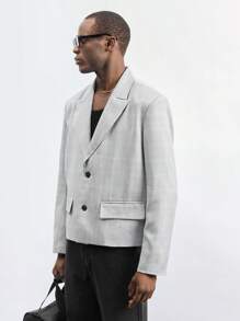 Maija 男士休闲日常装简约设计西装外套