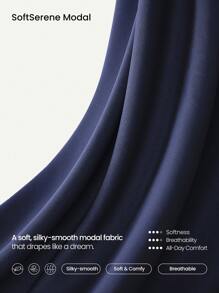 GLOWMODE Shorts bermuda ajustables à poches en modal SoftSerene, décontractés pour le quotidien et la détente estivale
