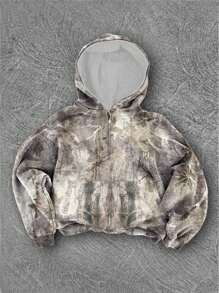 INAWLY Women Washed Distressed Print Hooded Sweatshirt,Graduation,Teacher,Back To School Pullover Fall - Multicolor - View 1