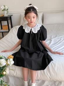 DAZY Tween Girl Dress, Fall Clothes,Back To School Clothes - Black - View 6