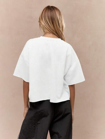 MISSGUIDED Oversized Boxy Cut T-Shirt Urban Streetwear｜MISSGUIDED