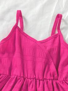 Vestido rosa fuchsia de tirantes finos y ajustado para niña, vestido de fiesta y eventos de diseño de alta gama con hombros descubiertos, bajo sirena y espalda descubierta, de moda elegante para primavera/otoño, conjunto a juego madre-hija de lujo y sofisticado