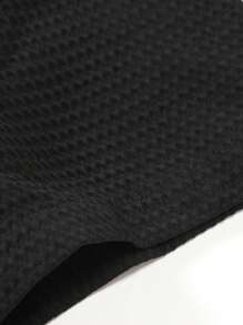 Manfinity Homme 2 Stücke Herren einfarbiges Hemd mit Brusttasche und Kurzarm sowie Shorts Set - Schwarz - Übersicht 4