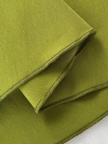 Maweii 大码女式纯色褶饰吊带中长连衣裙，时尚休闲