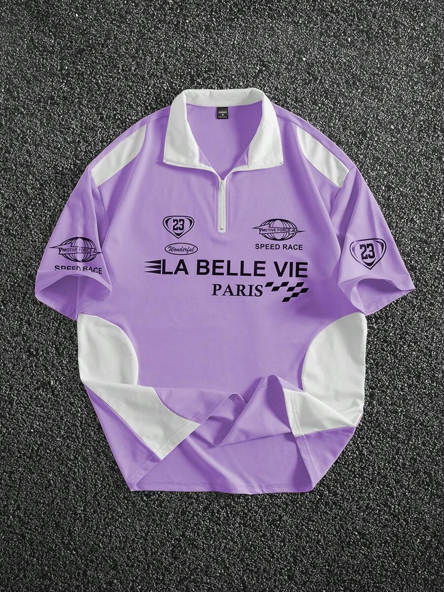 Manfinity EMRG Men's Polo Shirt, Minimalist And Fashionable, Suitable For Summer - Multicolor - View 1