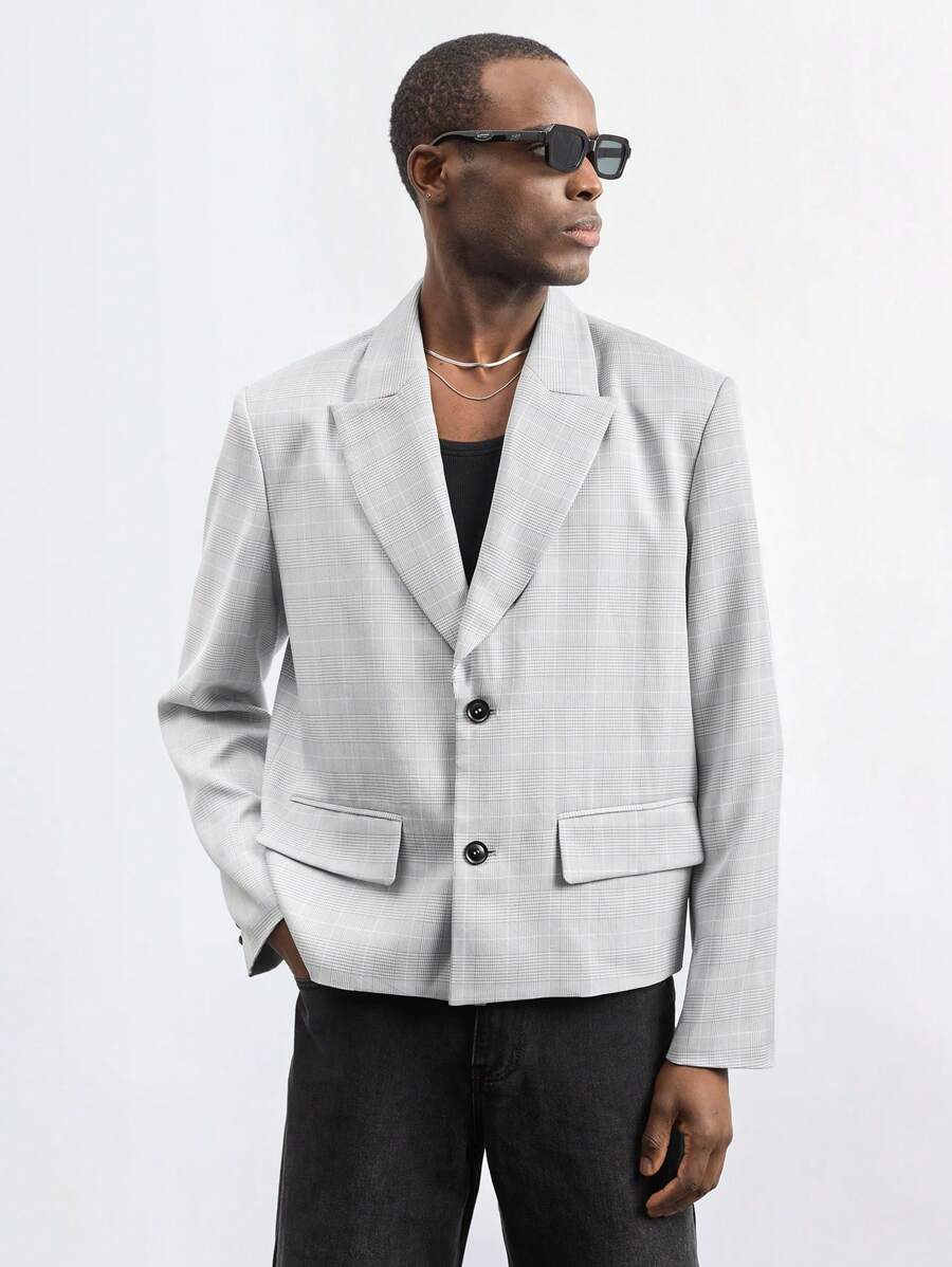 Maija 男士休闲日常装简约设计西装外套