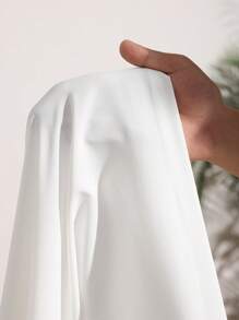 Slaydiva Summer Casual Vacation Sleeveless Ruffle Hem A-Line Long Dress For Women - White - View 8