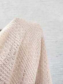 SHEIN Maternity Sleeveless Casual Solid Color Dress For Daily Wear, Simple & Fashionable - Khaki - View 7