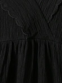 Young Girls' Casual Simple Style Short Sleeve Dress, Daily Wear